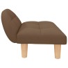 Lit pour chien marron 70x52x30 cm tissu 