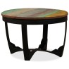 Table basse bois de récupération massif 60x40 cm 