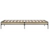Cadre de lit sans matelas chêne sonoma 90x190 cm 