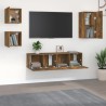 Ensemble de meubles TV 5 pcs Chêne fumé Bois d'ingénierie 