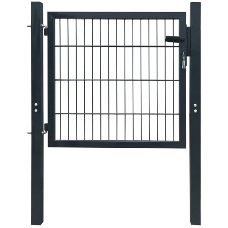 Portillon 2D (simple) Gris anthracite 106x130 cm 