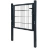 Portillon 2D (simple) Gris anthracite 106x130 cm 