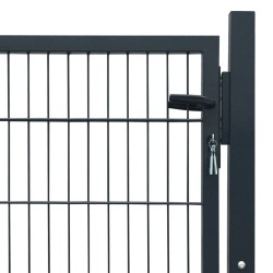 Portillon 2D (simple) Gris anthracite 106x130 cm 
