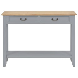 Table console Gris 110x35x80 cm Bois 