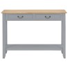 Table console Gris 110x35x80 cm Bois 