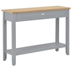 Table console Gris 110x35x80 cm Bois 
