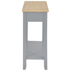 Table console Gris 110x35x80 cm Bois 