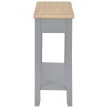 Table console Gris 110x35x80 cm Bois 