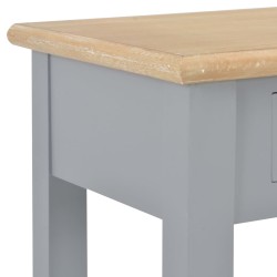Table console Gris 110x35x80 cm Bois 