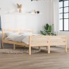Cadre de lit sans matelas bois massif 160x200 cm 