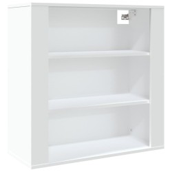 Armoire murale Blanc 80x33x80 cm Bois d'ingénierie 