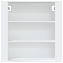 Armoire murale Blanc 80x33x80 cm Bois d'ingénierie 