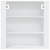 Armoire murale Blanc 80x33x80 cm Bois d'ingénierie 