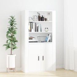 Armoire murale Blanc 80x33x80 cm Bois d'ingénierie 