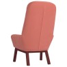 Chaise de relaxation Rose Velours 