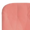 Chaise de relaxation Rose Velours 