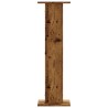 Supports pour plantes 2 pcs vieux bois bois d'ingénierie 