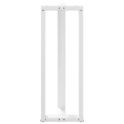 Pieds de table de bar en forme de T, 2 pièces, blanc, 40 x 35 x (110-111) cm, acier 