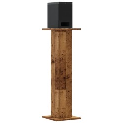 Supports de haut-parleurs 2 pcs vieux bois bois d'ingénierie 