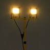 Projecteur à LED avec trépied 2x50 W Blanc chaud  