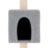 Arbre à chat avec griffoirs en sisal Gris clair 180 cm 