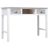 Bureau Gris 110x45x76 cm Bois 
