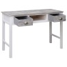 Bureau Gris 110x45x76 cm Bois 