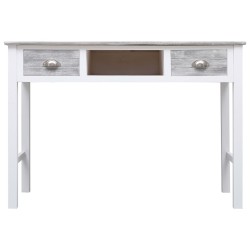 Bureau Gris 110x45x76 cm Bois 