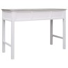 Bureau Gris 110x45x76 cm Bois 