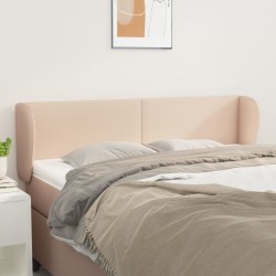 Tête de lit avec oreilles Cappuccino 147x23x78/88 cm Similicuir 