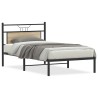 Cadre de lit sans matelas chêne sonoma 100x190 cm 