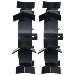 Roues métalliques pour cultivateur à essence 6,5 ch 2 pcs 