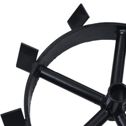 Roues métalliques pour cultivateur à essence 6,5 ch 2 pcs 