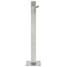 Colonne à eau de jardin carrée Acier inoxydable 65 cm 