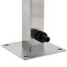 Colonne à eau de jardin carrée Acier inoxydable 65 cm 