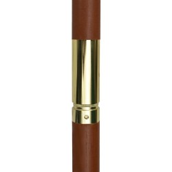 Parasol d'extérieur avec mât en bois 200x300 cm anthracite 