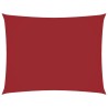 Voile de parasol tissu oxford rectangulaire 6x8 m rouge 