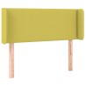 Tête de lit à LED Vert 93x16x78/88 cm Tissu 