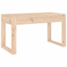 Banc de jardin 80x38x45 cm bois massif de pin 
