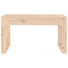 Banc de jardin 80x38x45 cm bois massif de pin 