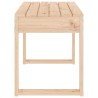 Banc de jardin 80x38x45 cm bois massif de pin 