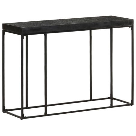 Table console Noir 110x35x76 cm Bois d'acacia et de manguier 