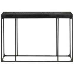 Table console Noir 110x35x76 cm Bois d'acacia et de manguier 