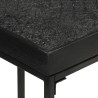 Table console Noir 110x35x76 cm Bois d'acacia et de manguier 