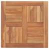 Dessus de table Bois de teck solide 60x60x2,5 cm 