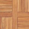 Dessus de table Bois de teck solide 60x60x2,5 cm 