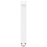 Pieds de table basse en forme de V, 2 pièces, blanc, 60 x (42-43,3) cm, acier 
