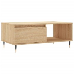 Table basse Chêne sonoma 90x50x36,5 cm Bois d'ingénierie 