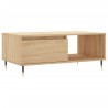 Table basse Chêne sonoma 90x50x36,5 cm Bois d'ingénierie 