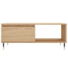 Table basse Chêne sonoma 90x50x36,5 cm Bois d'ingénierie 